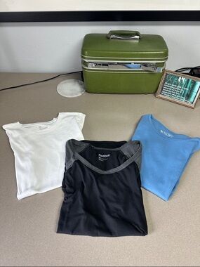 Reebok Black, Gray, White & Blue Casual Tee Bundle